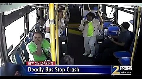 Surveillance video shows moment of MARTA bus stop ...