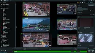 Nx in action with VCA AI with log in the right screenshot 5