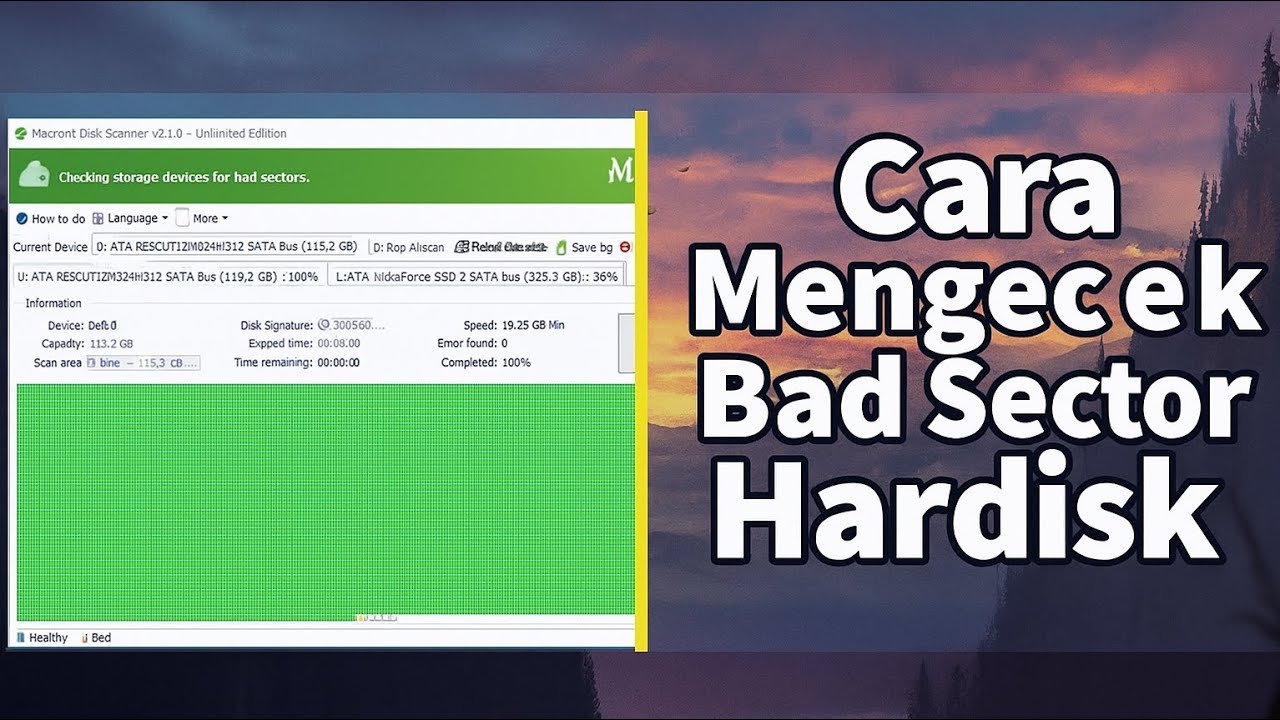 Cara Mengecek Bad Sector Hardisk dan SSD dengan Mudah Tanpa Ribet 2025!