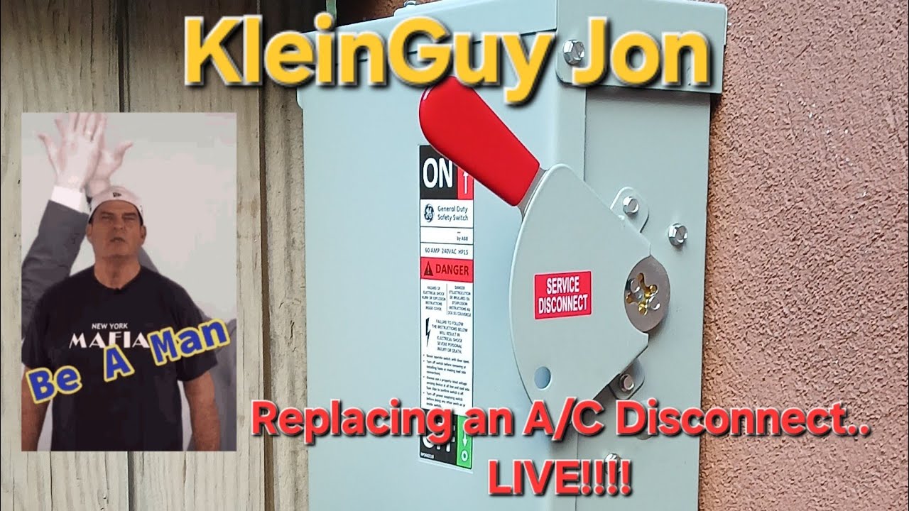 Replaced a 208v AC Service Disconnect | KleinGuy Jon 