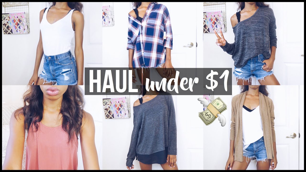 BACK TO SCHOOL CLOTHING HAUL UNDER 1 ♡ YouTube