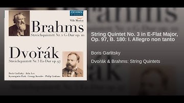 String Quintet No. 3 in E-Flat Major, Op. 97, B. 180: I. Allegro non tanto