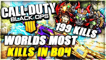 WORLDS MOST KILLS IN BLACK OPS 4 (199 Kills) Spawntrapping Firing Range