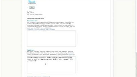 How to embed another Website as a Friendster Profile.