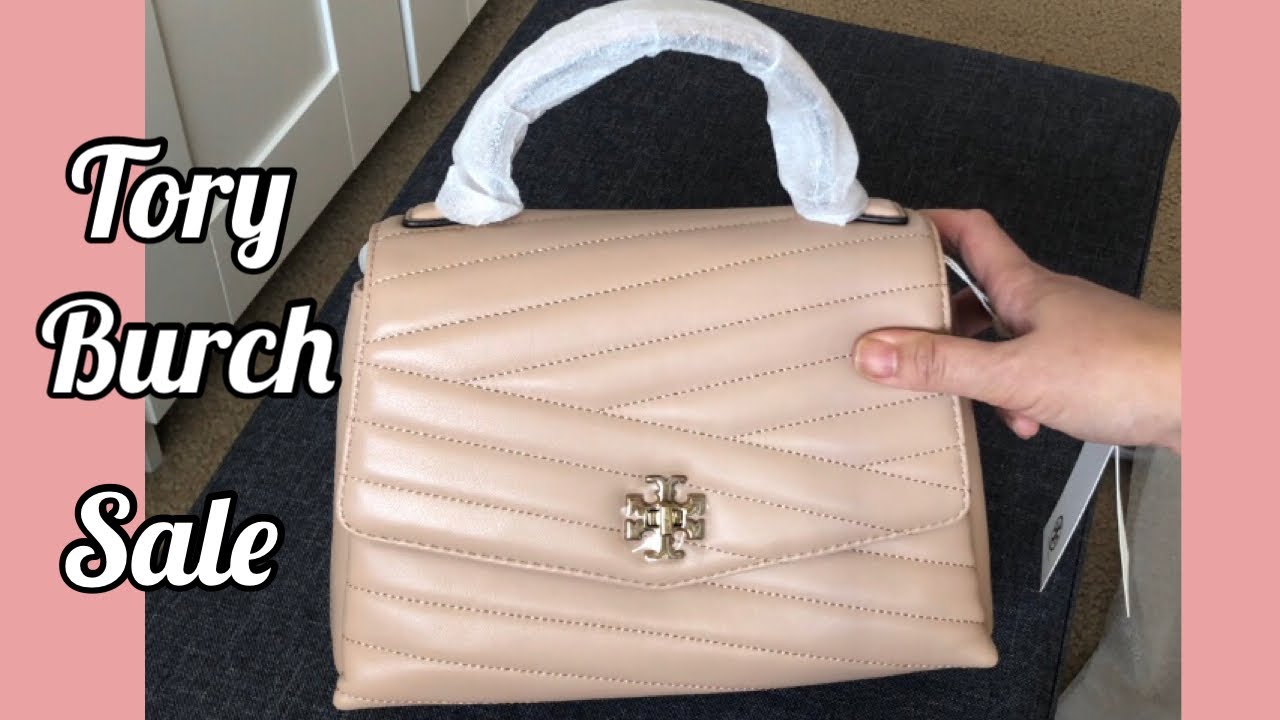 Tory Burch Cyber Monday Sale Kira Chevron Top Handle Satchel  Unboxing/Review - YouTube