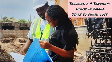 How much it Costs to Build a Four Bedroom House in Ghana 🇬🇭  from Foundation to Finishing|Episode 1