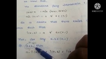 standard fuzzy intersection is the only idempotent t- norms