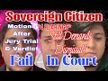 Sovereign Citizen in Texas Goes All The Way To Trial And Motions After Jury Verdict Fail In Court