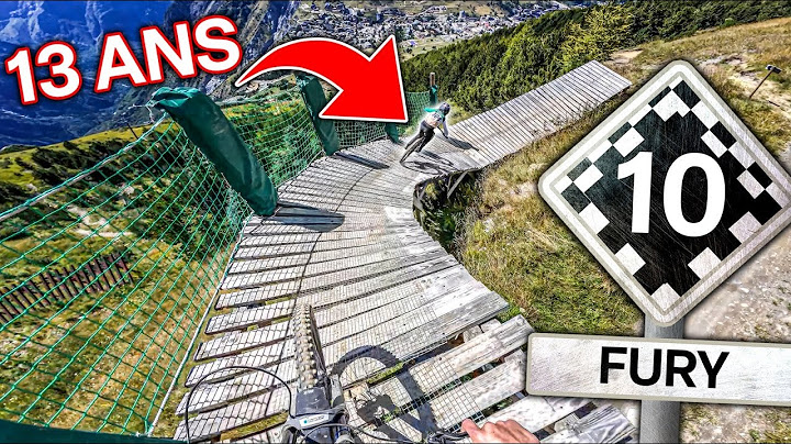 Seulement 13 ans et il m'ouvre la piste noire des 2 alpes Bikepark !