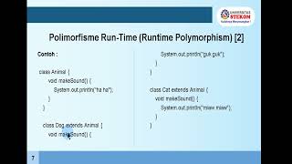 2024 PBO Java #9 Polimorfisme Overloading dan Overriding, konsep dan contoh perapannya