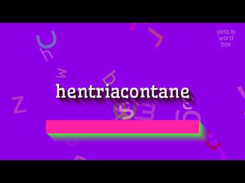 Video: Is hentriacontane oplosbaar in water?