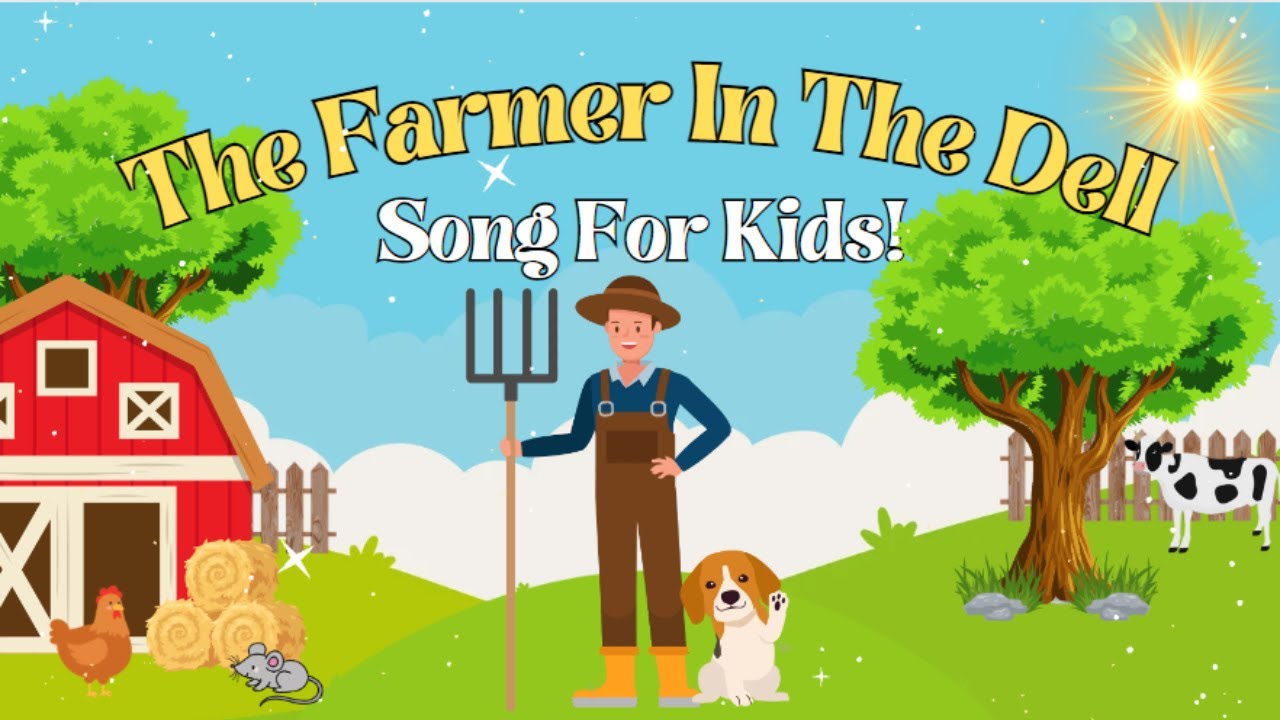 The Farmer In The Dell 🎵 Fun Nursery Rhyme for Kids! - YouTube