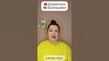 Learn Latvian language - Latvian word of the day: Zemestrīces #latvianlanguage #latvianlesson