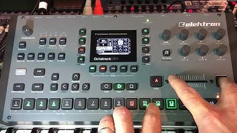 In The Studio with ROCAsound: Elektron Octatrack fader jam by Sebastian Arocha Morton