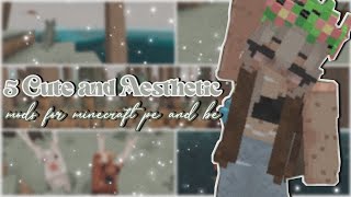 5 cute and aesthetic mod { DEERS,BUTTERFLYS, ETC. } 🦋 | minecraft pe / be screenshot 5