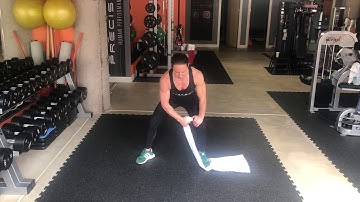 Towel Isometric (varying positions) bicep curl