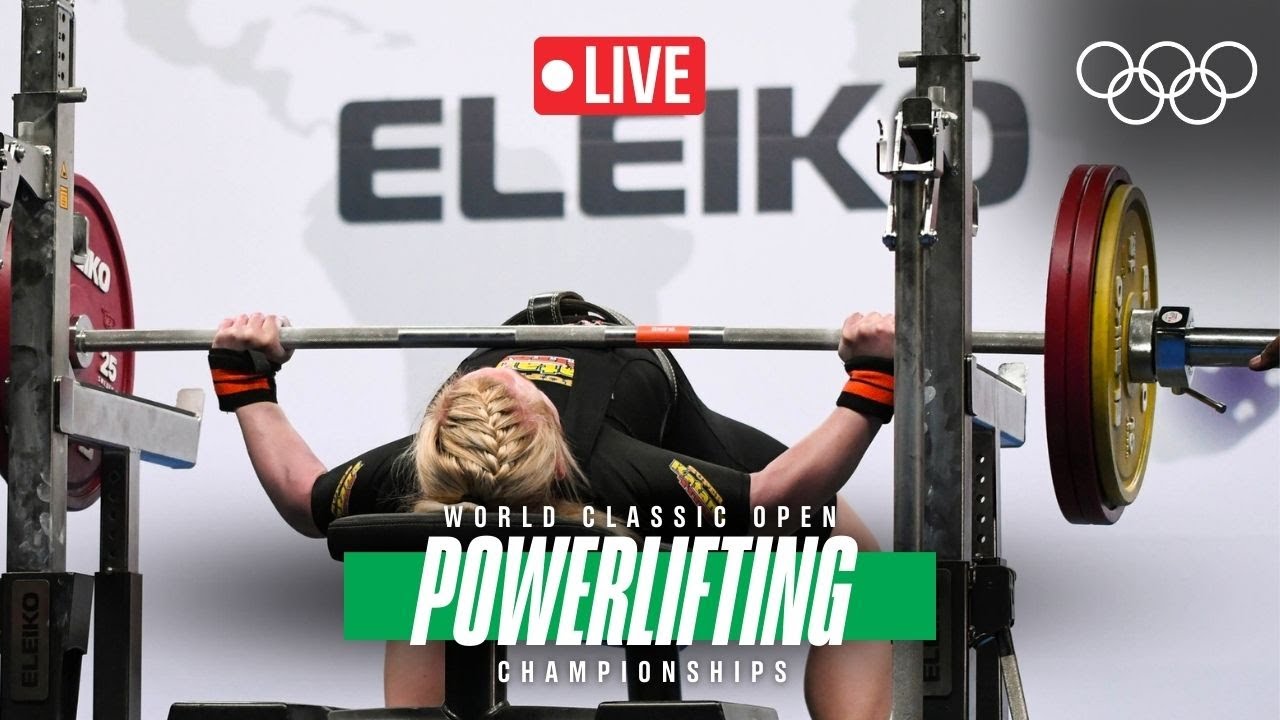 🔴 LIVE Powerlifting World Classic Open Championships Mens 120kg Group B 