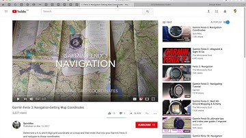 Garmin Fenix 3: Navigation - Grid Coordinates - Digital Edition