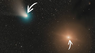 SPECTACULAR! Comet C/2022 E3 ZTF Passes by Planet Mars