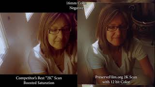 16mm 2K 12bit Color Negative Comparison screenshot 5