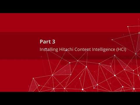 Installing Hitachi Content Intelligence (HCI)