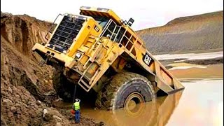 LARGEST DUMP TRUCKS DRIVING SKILLS CRAZY DRIVERS HEAVY EQUIPMENT MACHINES FAILS EXTREME OFF ROADS