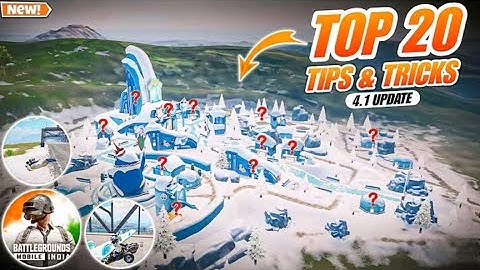 Top 20 Tips & Tricks In BGMI 4.1 Update😍Noob To Pro 4.1 In Event | BGMI Frosty Funland GUIDE |@Meww2