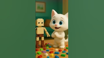 thử thách Mèo con lắp ghép các nhân vật Brainrot bằng lego #shorts #cat #ai #meow #meo #brainro