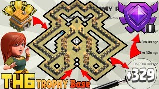 New Clash of Clans Town Hall 6 Defense Base (CoC Th6 Base) | Best Th6 Hybrid/War/Trophy/Farming Base