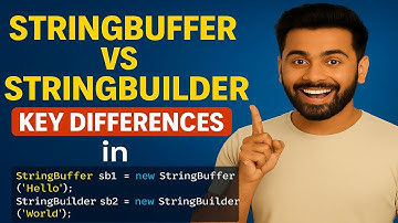 StringBuffer vs StringBuilder in Java | Mutability, Thread Safety & Performance (Hindi)