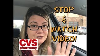 CVS STOP ✋ AND WATCH VIDEO!