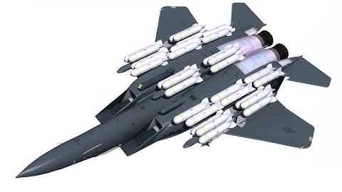 F-15E 3D model from CGTrader.com