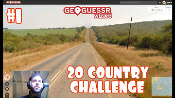 Geoguessr - 20 Country Challenge. Attempt #1