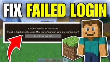 How To Fix Minecraft Failed To Login Invalid Session (Try Restarting Your Game)