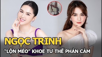Ngọc Trinh “lộn mèo” khoe tư thế phản cảm, nhức mắt hơn với lối ăn mặc dung tục thiếu vải
