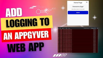 Add Logging To Your Web App - Making Web Apps For Free Without Code In Appgyver