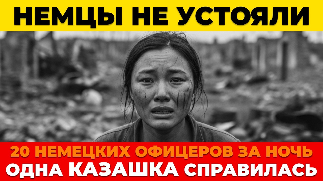 КАЗАШКА притворилась ЛЮБОВНИЦЕЙ немцев. Она убила 20 офицеров за ночь и исчезла навсегда...
