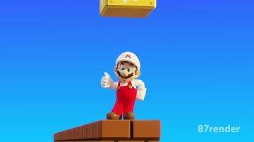 Super Mario Blender Fan animation