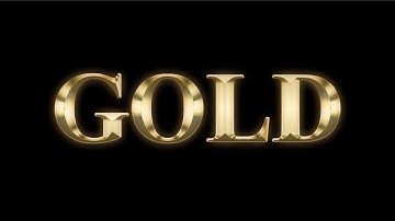 How To Create Gold Plated Text Effect In Photoshop CC 2021