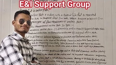 What Is Orifice Plate || How Many Types Orifice Plate || Instrument Related Questions And Answers ||