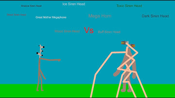 Battle Of The Siren Heads (Stick Nodes)