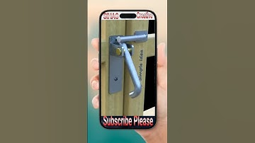 New and Automatic gate Latch idea #doorlock #viralvideo #trending #shorts #youtubeshorts