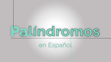 Palindromo en Español