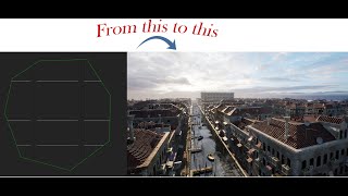 Unreal Engine 5 Procedurally generate Venice city in less than 3 min screenshot 3