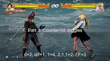 Tekken 7 - Asuka Kazama Basic to Advanced Combo Guide