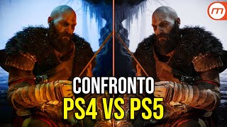 INCREDIBILE SU PS4 | GOD OF WAR RAGNAROK CONFRONTO | PS5 vs PS4 PRO vs PS4