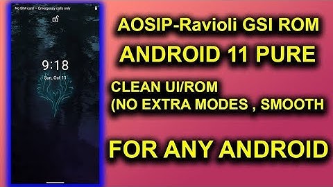 How to install AOSIP QUICHE android 11 on redmi 8a dual (Olivewood) installation tutorial