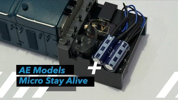 New AE Models Micro Stay Alive, Fitted To A DCC Sound Bachmann 03 With Review