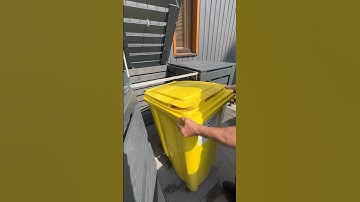 Box 3 x 240L gray anthracite | woodworking | garbage containers.