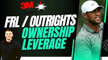 PGA DFS: 3M OPEN 2022 [Fades, Outright Bets, Round 1 Showdown, and FRL Bets]